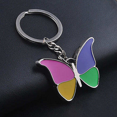 

Unisex Alloy Casual Fashion Colorful Butterfly Key Chains