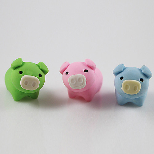 

Прекрасная свинья Datechable самостоятельно собрать резиновые ластик детские призы подарок собрать игрушку