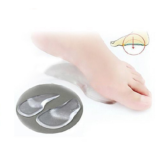 

Foot Care Women Silicon High Heels Comfort Orthopedic Shoes Insoles Arch Support Orthotic Cushion Flat Foot Shoe Pad