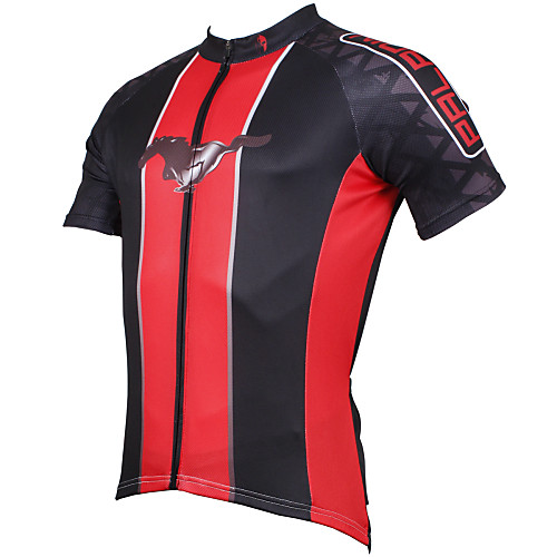 

ILPALADINO Men's Short Sleeve Cycling Jersey Black 1# White Bike Jersey Top Road Bike Cycling Breathable Quick Dry Ultraviolet Resistant Sports Polyester 100% Polyester Terylene Clothing Apparel