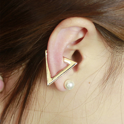 

Women's Clip on Earring Statement Personalized Earrings Jewelry White / Black / Silver For