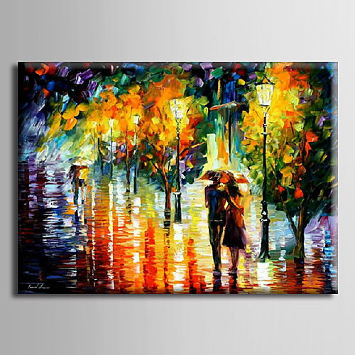 

Hang-роспись маслом Ручная роспись - Пейзаж Modern Европейский стиль Включите внутренний каркас / Растянутый холст