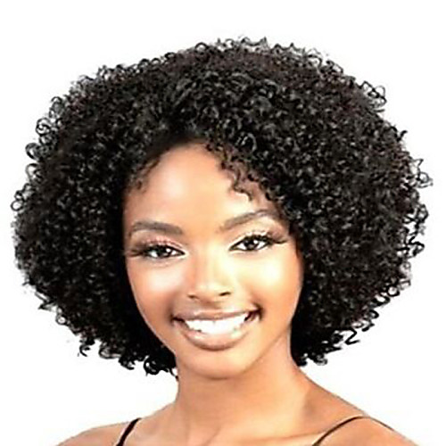 

fashionable women s glueless deep curly short hair wig for african american