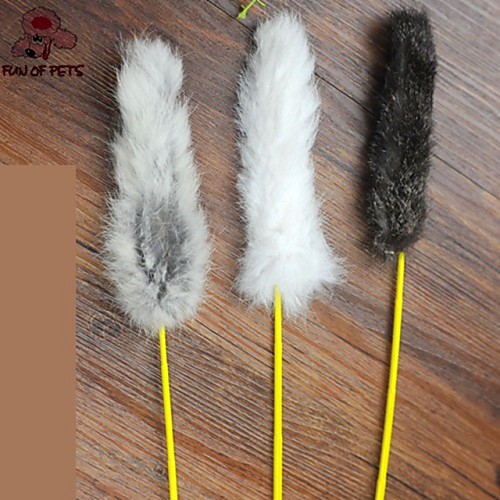 

Cat Teasers Cat Kitten Pet Toy Stick Textile Gift