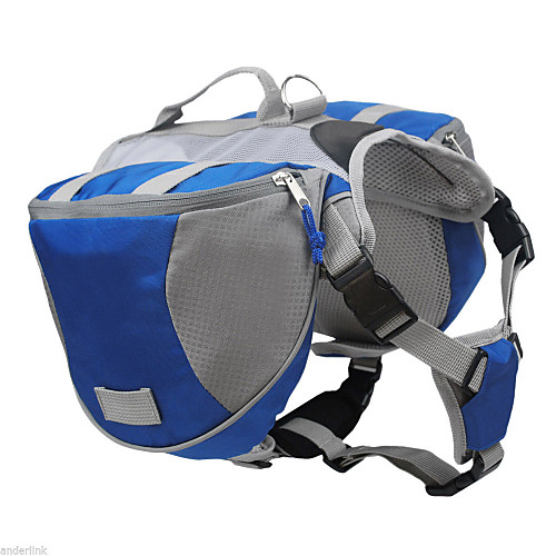 фото Дрессировка собак рюкзак для собак сумка для собак водонепроницаемый на открытом воздухе прочный собака отражение водонепроницаемость нейлон оксфорд для домашних животных lightinthebox