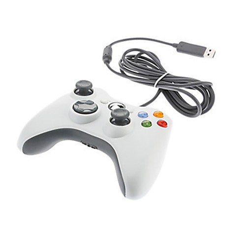 

USB Геймпад Назначение Xbox 360 , Игровые манипуляторы Геймпад ABS 1 pcs Ед. изм, Белый