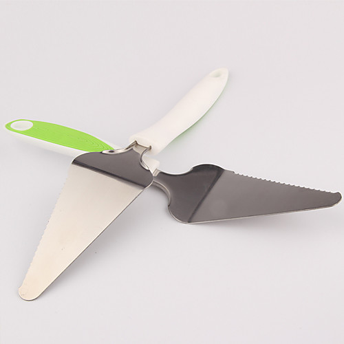 

Jagged Stainless Pizza Shovel Cutter Cake Pastry Shovel Knife Baking Tool (Random Color)