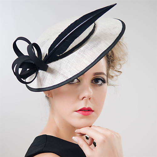 

Лен Перья Fascinators with Перья / мех Свадьба Особые случаи на открытом воздухе Заставка