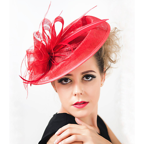 

Лен / Перья Fascinators с 1 Свадьба / Особые случаи / на открытом воздухе Заставка