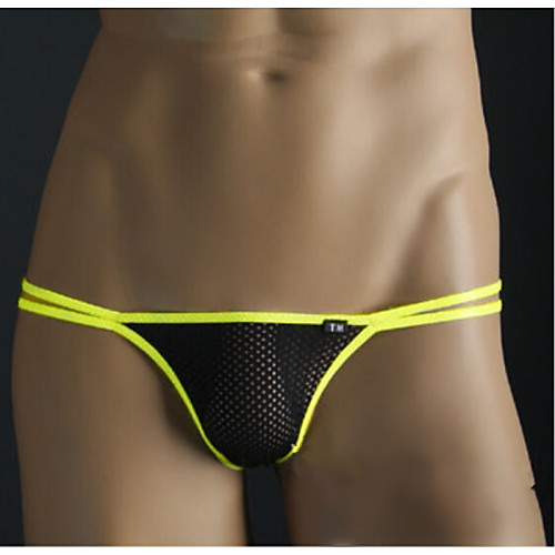 

Муж. Нейлон Однотонный Нижнее белье G-string Заниженная