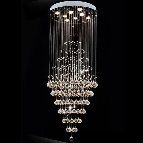 

8-Light Подвесные лампы Потолочный светильник Электропокрытие Металл LED 110-120Вольт / 220-240Вольт Теплый белый / Холодный белый / GU10