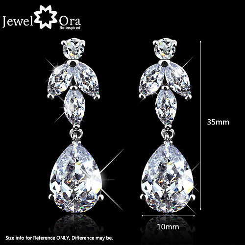 

Жен. Цирконий Серьги-слезки Цирконий Серьги Бижутерия Белый Назначение