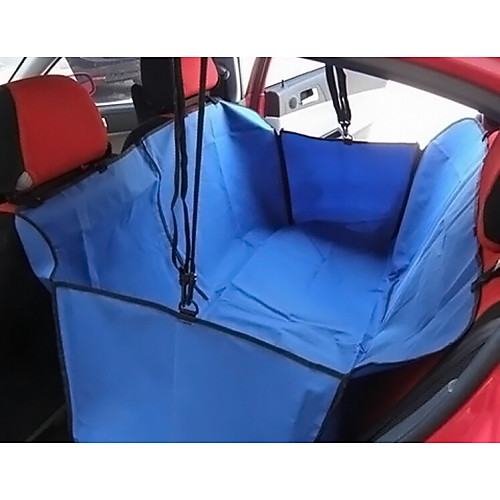 фото Кошка собака чехол для сидения автомобиля ткань животные корзины однотонный компактность складной коричневый красный синий lightinthebox