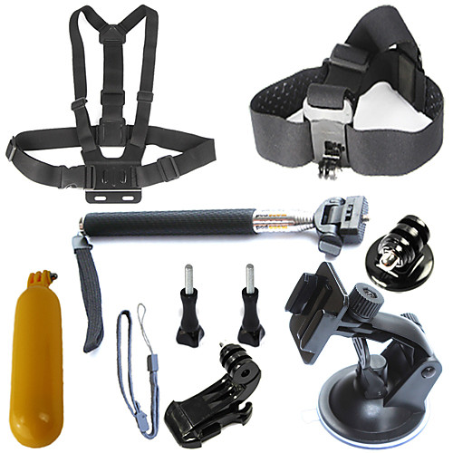 

7 in 1 gopro accessory kit for gopro hero4 3 3 2 1 sj4000 sjcam sj5000 wifi