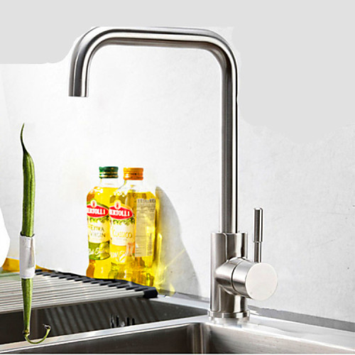 

Kitchen faucet - One Hole Nickel Brushed Bar / ­Prep Deck Mounted Contemporary Kitchen Taps / Single Handle One Hole