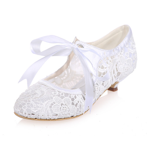 

Women's Heels Low Heel Knit Comfort Spring / Summer White / Black / Pink / Wedding / Party & Evening / EU37