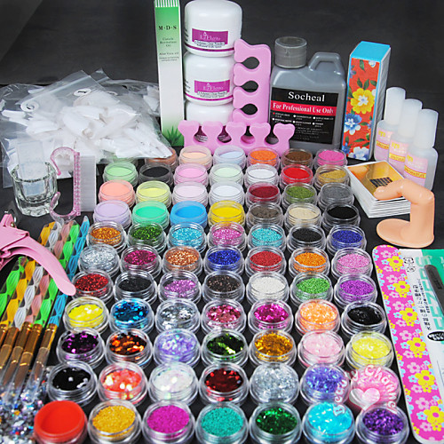

48 pcs Nail Kits Lovely Nail Art Kit for Finger Toe Other