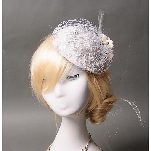 

Кружево / Перья / Сеть Fascinators с 1 Свадьба / Особые случаи / Повседневные Заставка
