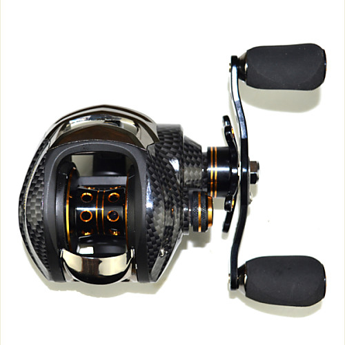 

SHISHAMO 6.3:1, 18 Ball Bearings One Way Clutch Baitcasting Reel Fishing Reel, Right Handed Carp Fishing Reel