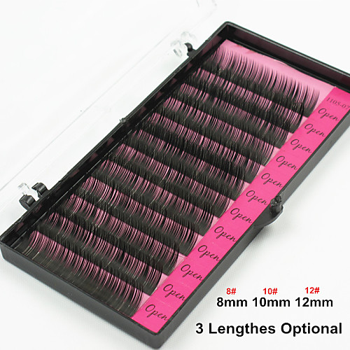 

black natural false eyelashes extensions individual lash fake eyelash planting grafting eyelashes assorted color