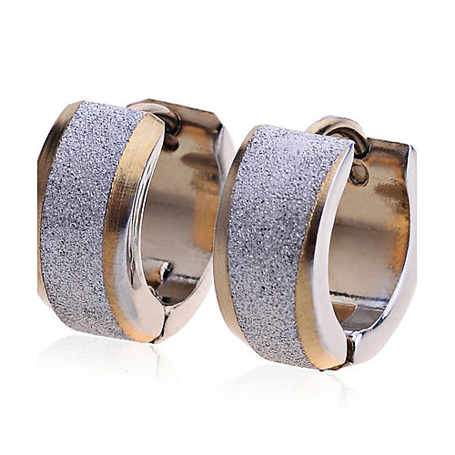 

Women's Stud Earrings European Fashion Stainless Steel Gold Plated Earrings Jewelry Golden For Party Daily Casual