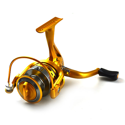 

Golden Color Spinning Reels 5.5:1 10Ball Bearings Exchangable handle Sea Fishing/Spinning GSG3000