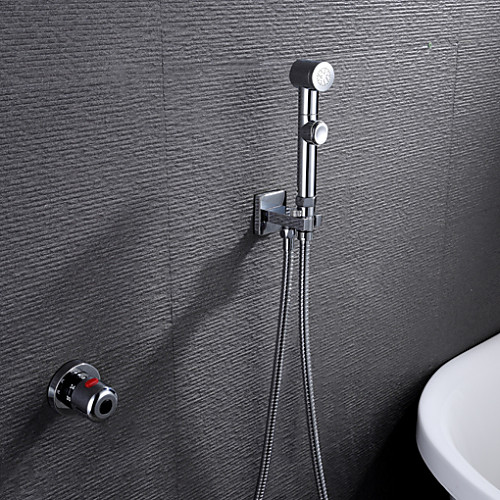 

Смеситель для душа - Современный Хром Медный клапан Bath Shower Mixer Taps / Одной ручкой Два отверстия