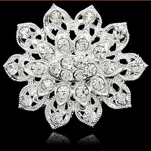 

Women's Brooches - Pearl, Rhinestone Fashion Brooch Silver For Daily