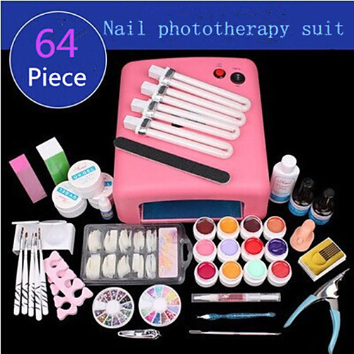 

1Set Manicure Supplies Phototherapy Manicure UV Phototherapy Lamp Set Phototherapy Glue 64 Pieces