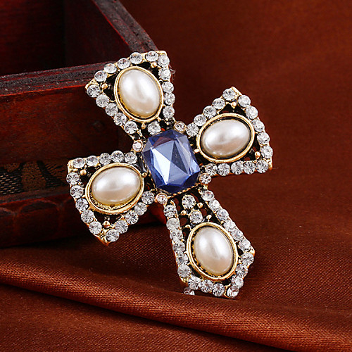 

Women's Imitation Pearl Resin Brooch Jewelry Royal Blue For Wedding Party Daily Casual