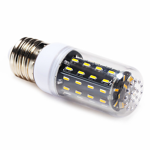 

4 W LED лампы типа Корн 3000-6000 lm E14 E26 / E27 T 56 Светодиодные бусины SMD 4014 Тёплый белый Естественный белый 220-240 V / 1 шт.
