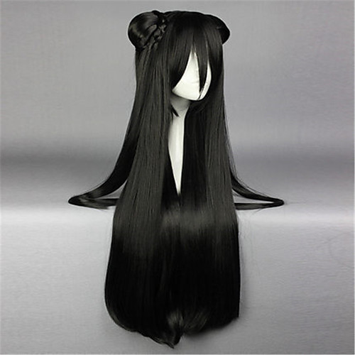 фото Косплэй парики жен. 34 дюймовый термостойкое волокно черный аниме Lightinthebox