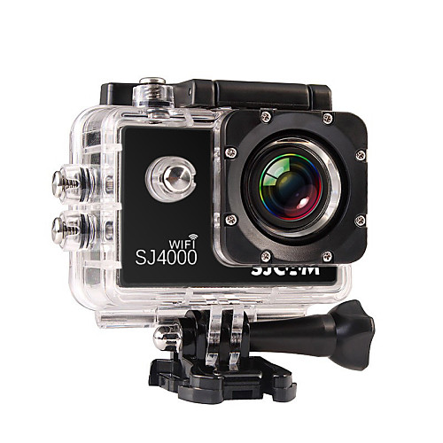 

SJCAM SJ4000 WIFI Экшн камера / Спортивная камера 8 mp / 5 mp / 3 mp 1920 x 1080 пиксель Водонепроницаемый / WiFi 4X ± 2 EV с шагом 1.5 дюймовый КМОП-структура 32 GB H.264, Черный