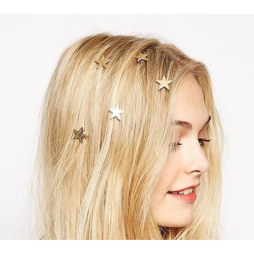 

Women's Spiral hairpin For Daily Casual Flower Alloy Golden