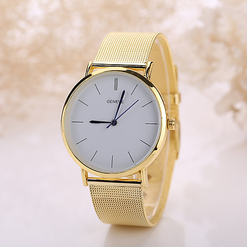 

Men's Women's Wrist Watch Quartz Stainless Steel Silver / Gold Casual Watch Analog Bohemian Fashion - Silver Golden