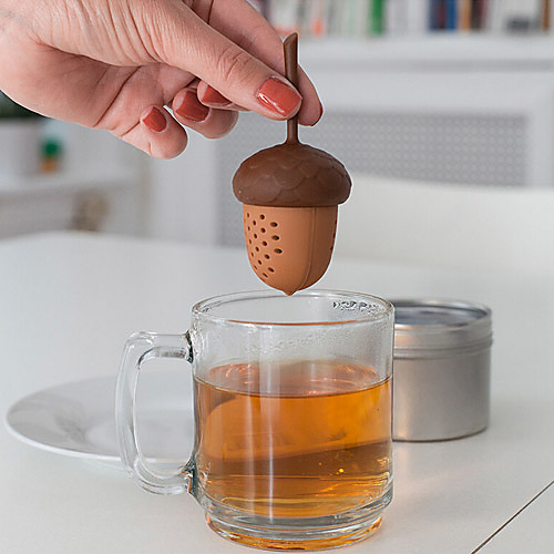 

Силиконовая белка Acornea Infuser свободные кедровые орехи чайный пакетик ситечко