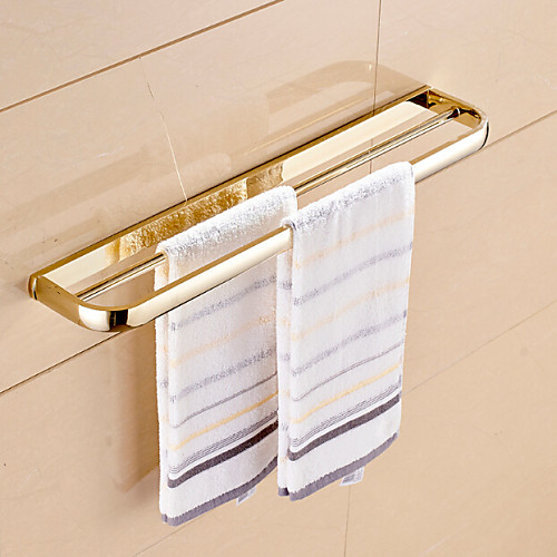 

Towel Bar Contemporary Brass 1 pc - Hotel bath 2-tower bar