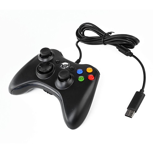

3-PC001BW Проводное Геймпад Назначение Xbox 360 / ПК , Игровые манипуляторы Геймпад ABS 1 pcs Ед. изм, Черный