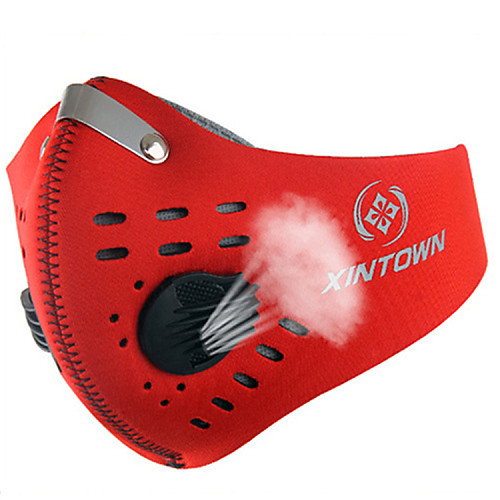 фото XINTOWN Спортивная маска Лицевая Маска С защитой от ветра Дышащий Защита от пыли Антибактериальный Велоспорт Серый Красный Синий Зима для Универсальные / Горные велосипеды / Шоссейные велосипеды Lightinthebox