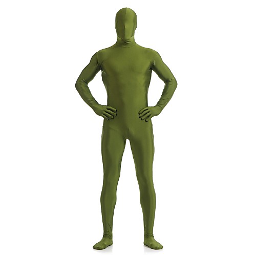 фото Костюмы на все тело ""зентай"" ниндзя спандекс лайкра косплэй костюмы зеленый однотонный рождество хэллоуин / эластичность lightinthebox