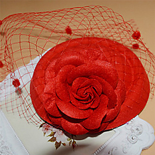 

Women's Party Jewelry Vintage Elegant Lace Hairpins Fascinators Wreaths Wedding Party