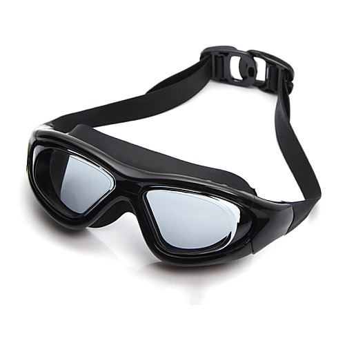 

Swimming Goggles Waterproof Anti-Fog Adjustable Size Anti-UV Shatter-proof Mirrored Silica Gel PC Blacks Silver Blue Transparent