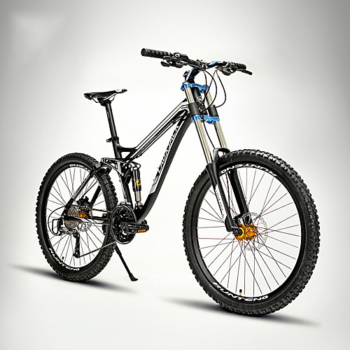 

Горный велосипед Велоспорт 27 Скорость 26 дюймы / 700CC SHIMANO M370 Гидравлический дисковый тормоз Вилка Рама с полной подвеской Обычные Алюминиевый сплав