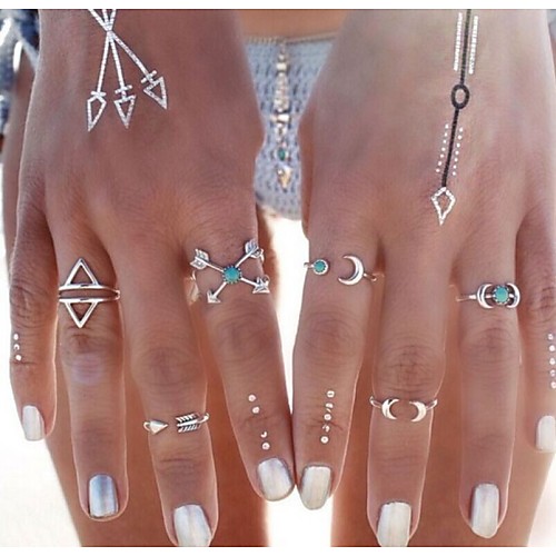 

Women's Pinky Ring Alloy Fashion Wedding Party Jewelry / Rhinestone