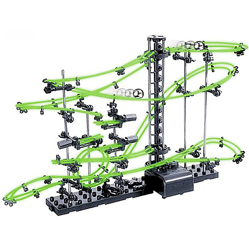 

Spacerail Marble Run Race Construction Marble Track Set STEAM Toy Roller Coaster Creative Educational Metalic Plastic for Kid's Adults' Boys' Girls'