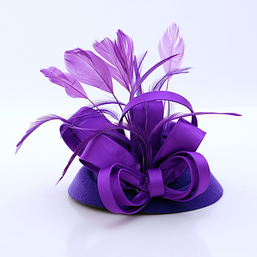 

Фланелет / Перья / Satin Fascinators с 1 Свадьба / Особые случаи / Повседневные Заставка