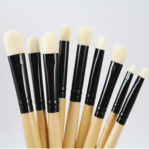 

Professional Makeup Brushes Makeup Brush Set 9 Travel Blending Premium flawless Buffing Stippling Concealer Synthetic Hair / Artificial Fibre Brush for Cream Liquid Powders Contour Brush Makeup Brush