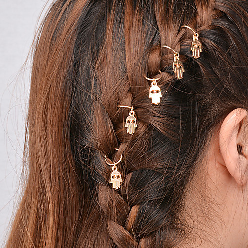 

Hair Ties For Daily Casual Alloy Golden Silver