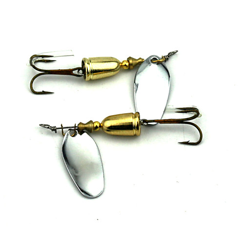 

5pcs Fishing Lures Spoons Metal Bait Sinking Fast Sinking Bass Trout Pike Sea Fishing Freshwater Fishing Other Metal / Lure Fishing / General Fishing