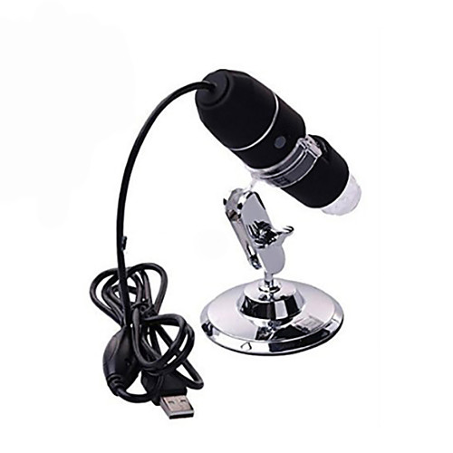 фото 500x Цифровой USB-микроскоп эндоскопа лупы камеры черный Lightinthebox